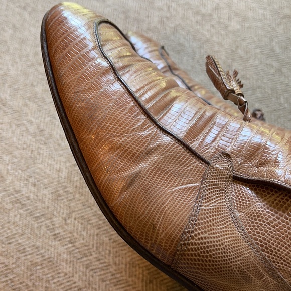Vintage Mauri genuine lizard loafers mens 9 1/2 M main image 8